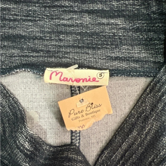 Maronie Washed Denim Long Sleeve Top - Picture 4 of 8